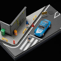 1/64 Car Model Toy Showcase Box Transparent Dustproof Car Model Cover for Collectors, Desk
