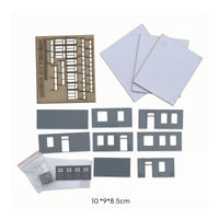 Railway Crossing House Kit Cut HO Scale Building Kit Flat-Pack