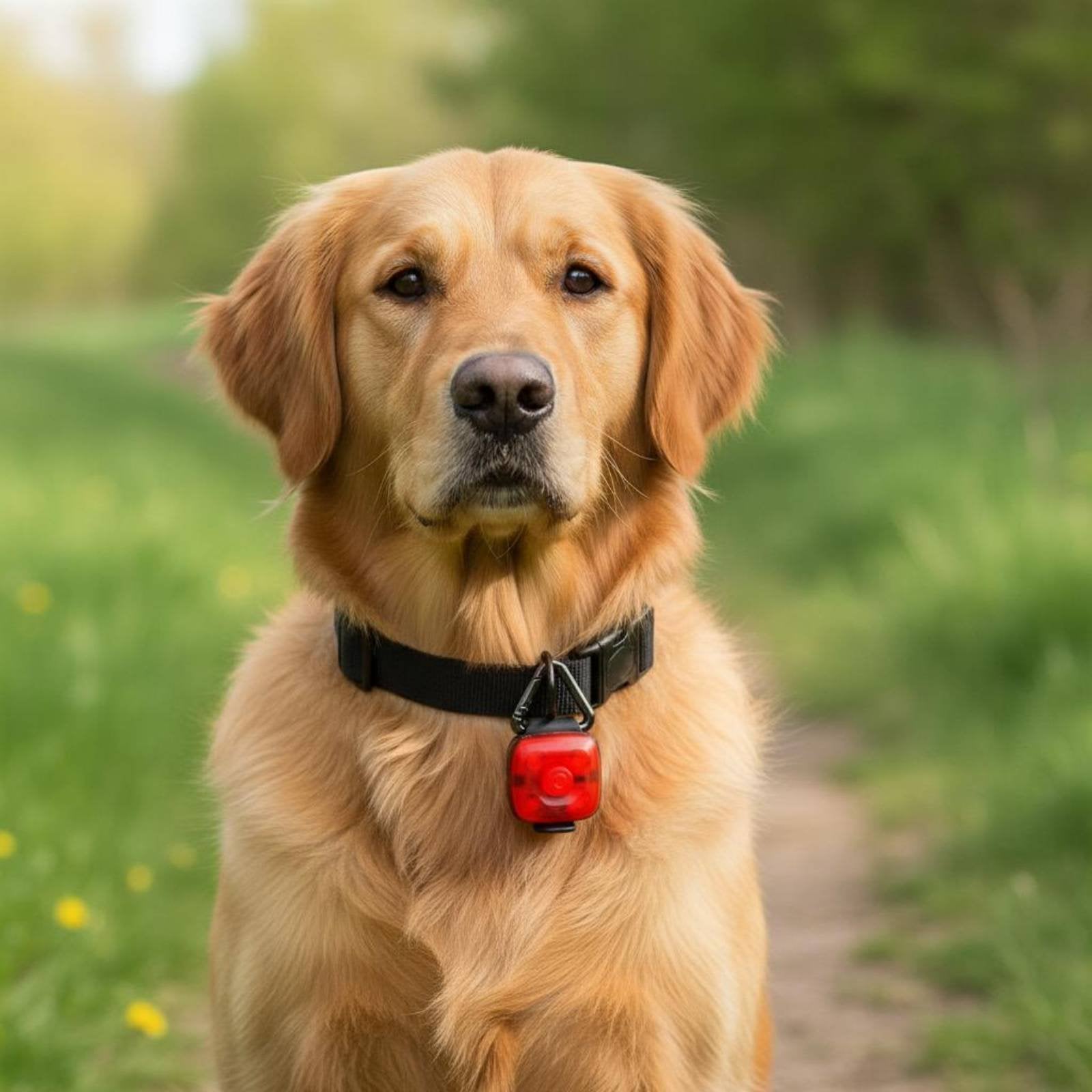 Rechargeable Dog Walking Light Lightweight Glowing Pet Attachment for Camping