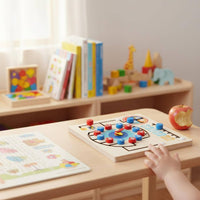 Time Weather Calendar Board Early Education Wooden Timepiece Maze