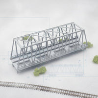N Scale Railway Bridge Assembly Kit Elevated Train Bridge Model Detailed Design