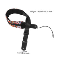 Wide Padded Instrument Strap Comfortable Adjustable Guitar Strap Music Accessory