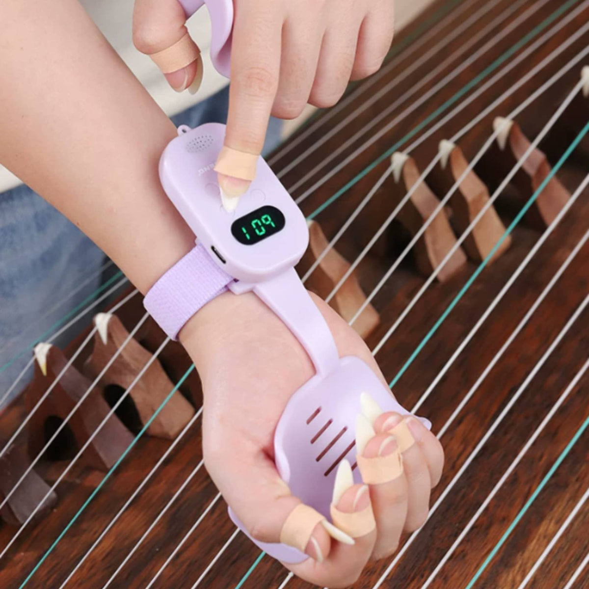 Guzheng Hand Posture Correction Guzheng Finger Anti-Slip Hand Shape Stabilizer for Beginners, Kids