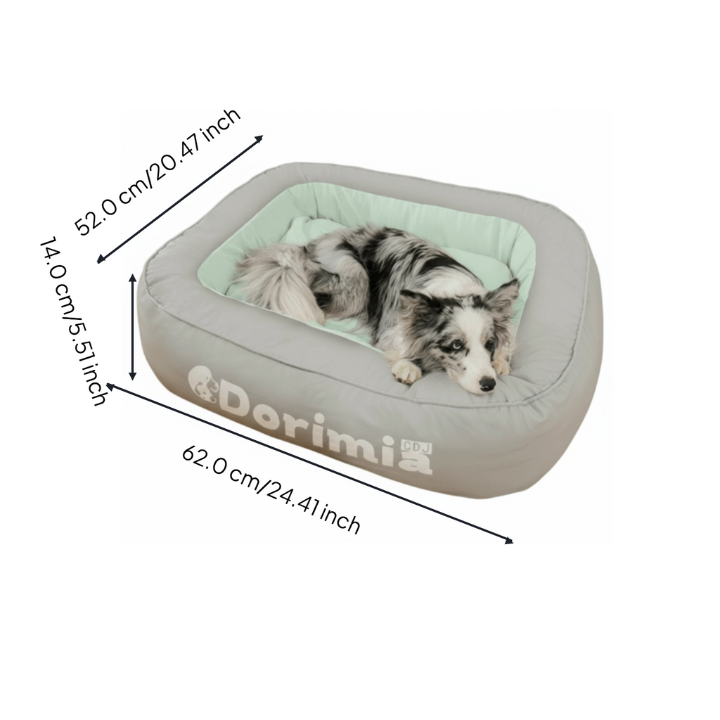 Orthopedic dog bed with removable cover