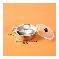 Miniature Hot Pot Realistic Design & Create Kitchenware 1/12 Scale