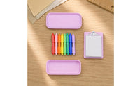 1/12 Scale Stationery Set Molded Dollhouse Clipboard Set Multi-Color