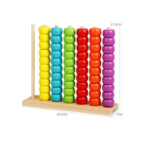 Colorful Abacus Toy Educational Kids Counting Rack Fine Movement Skills