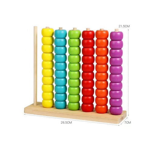 Colorful Abacus Toy Educational Kids Counting Rack Fine Movement Skills