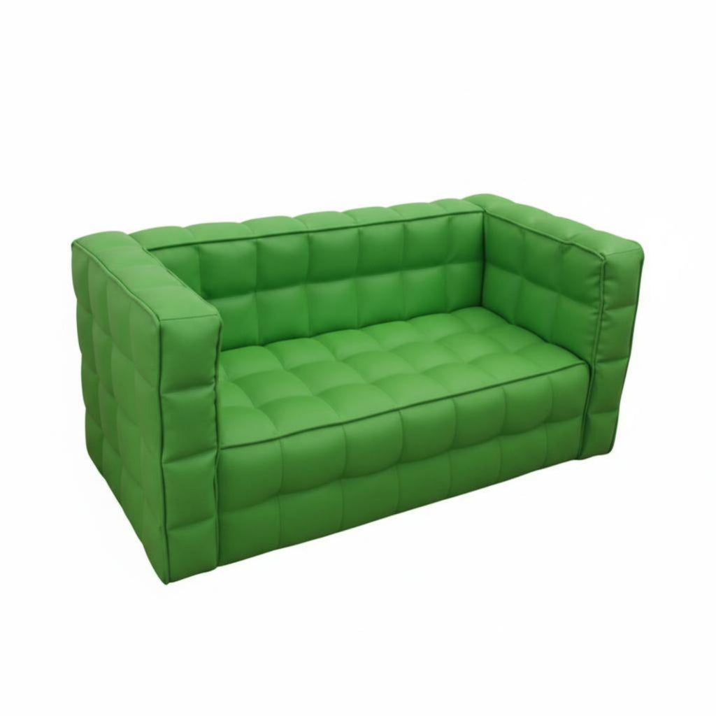 Upholstered Young Child Chair Child-Sized Quilted Square Sofa Soft and Comfortable Skinaccommodating for Preschoolers