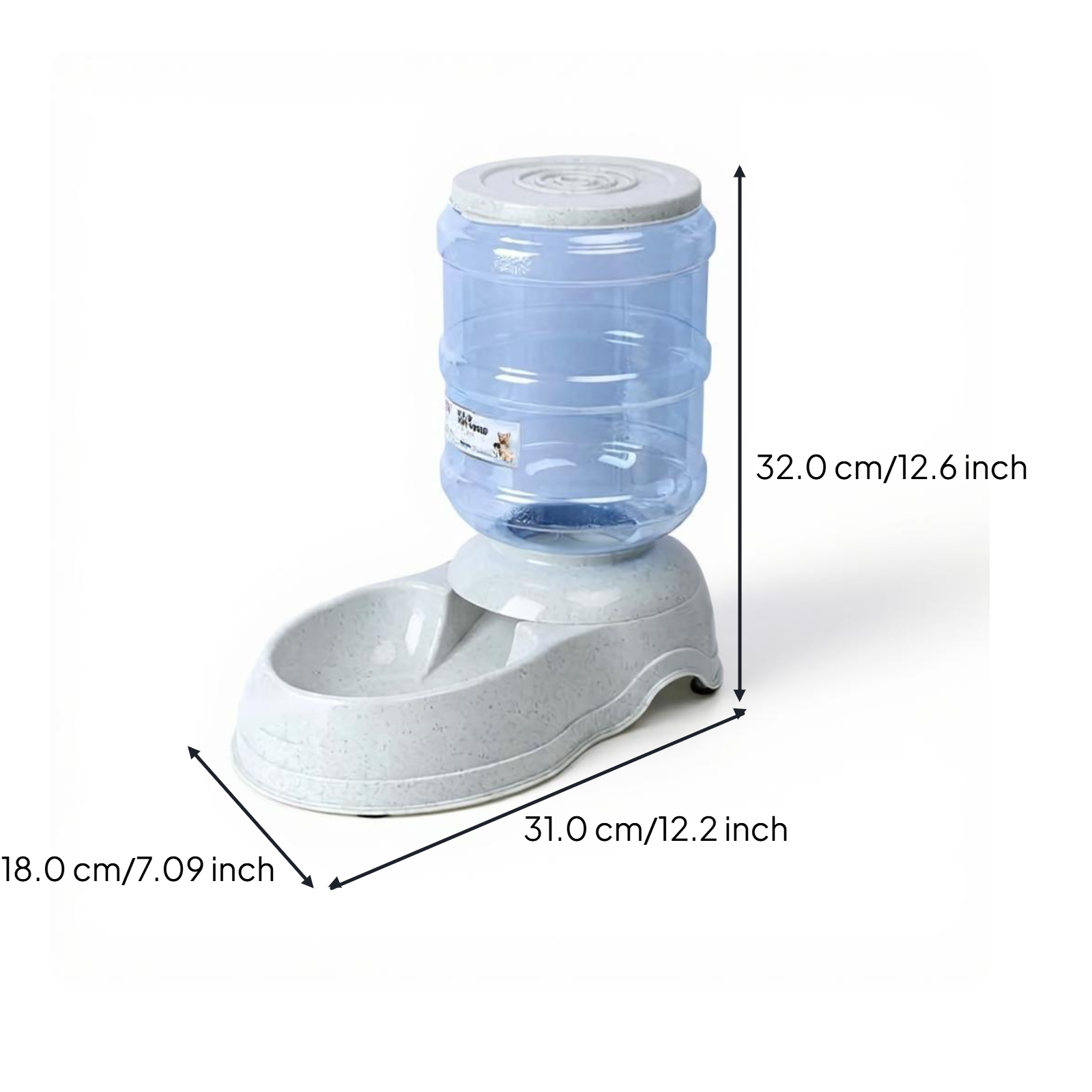 Large auto pet water dispenser