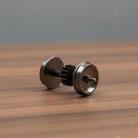 1:87 Train Wheels Gear Drive HO Train Wheel Axle Long-Lasting Alloy