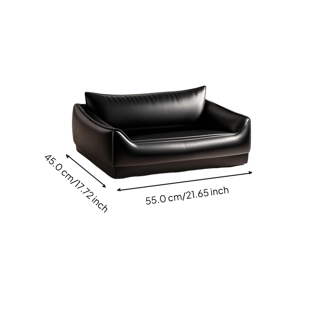 Water-resistant dog bed, removable cover