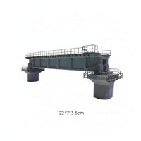 Bridge Model with Railings Assembly Required for Railway Layouts, Dioramas