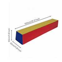 Foam Balance Beam Multicolor Sensory Balance Beam Rectangular Prism for Toddlers