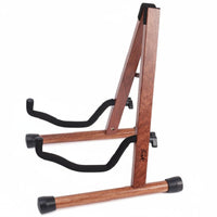 Wooden V-Shaped Guitar Stand Stable V-Shaped Guitar Stand Stainless Steel Parts
