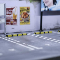 1:64 Scene Model LED Lights Lighted Display Scene Model Detailed Backdrop
