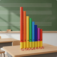 Rainbow Sound Tube Clear Tones Percussion Boomwhacker Tubes Hand Coordination Percussion Instrument for Classroom, Kindergarten