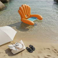 Inflatable Pool Chair Foldable Floating Water Floating Lounger Portable