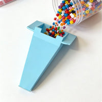 5 Pieces Bead Funnel Scoop Easy Pour Bead Filling Portable