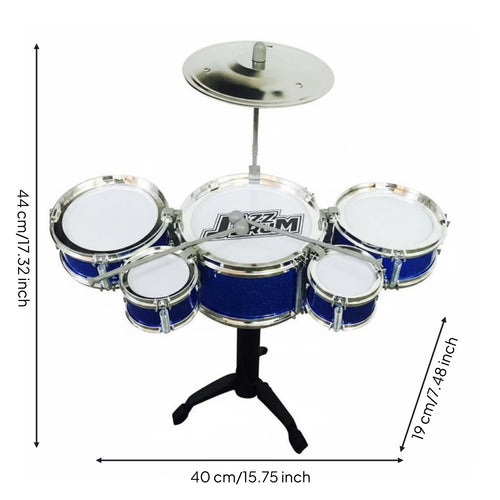 Childrens Jazz Drum Music Enlightenment Musical Toy Easy Assembly for Beginners