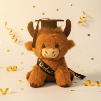 Highland Cow Stuffed Animal Full Filling Soft Toy for Students