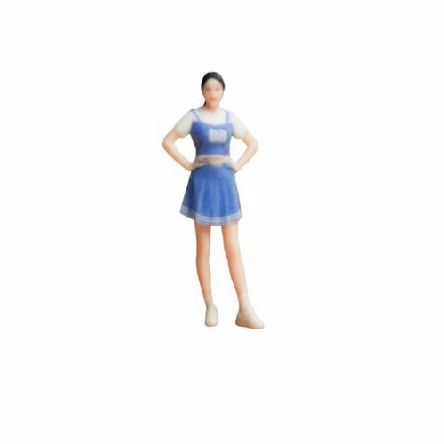 1/64 Cheerleader Figurine Handmade Craft Miniature Basketball Girl