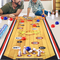 Portable Soccer Game Mat Parent-Child Interaction Tabletop Bowling Game Set