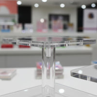 Acrylic Display Stand Transparent Clear Display Shelf Sturdy for Dessert Table