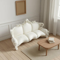European Design Dollhouse Sofa Display Prop 1:12 Doll Sofa Simulated