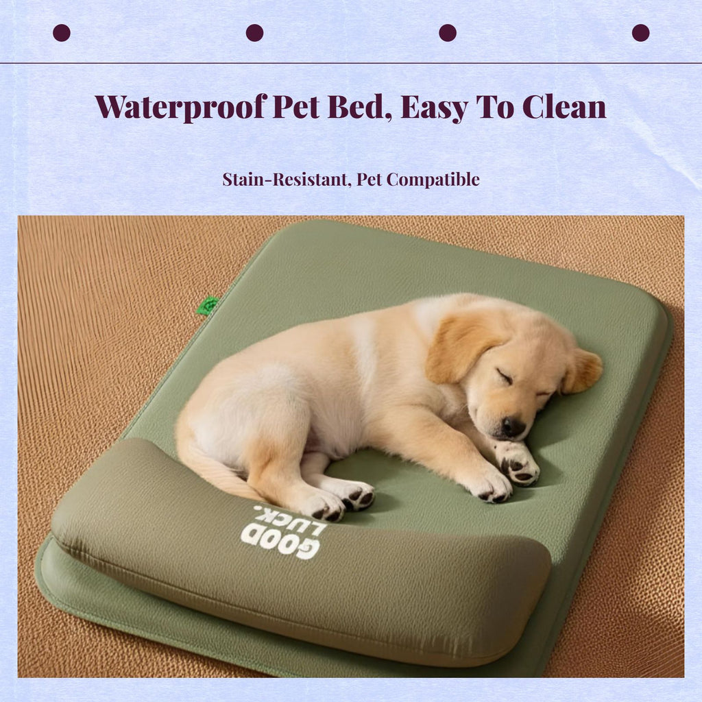 Dog Bed, Waterproof Removable Cover, Non-Slip, Easy Care
