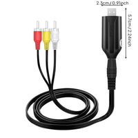 USB 2.0 Video Digitizing Adapter Composite AV Input Analog Video Digitizing Adapter Plug and Play VHS to USB Converter