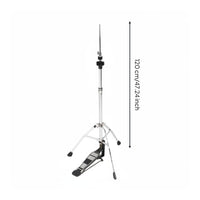 Boom Cymbal Stand Adjustable Height Convertible Cymbal Stand Double Braced Legs