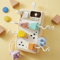 Power Strip Busy Board Educational Insertable Activity Board Screen-Non-Digital
