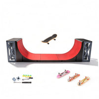 U-Shaped Finger Skateboard Ramp Indoor Fingerboard Obstacle Course Gift Idea
