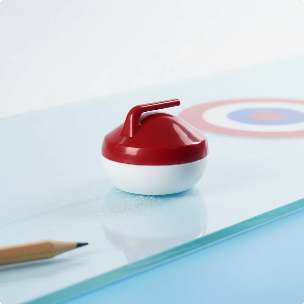 Desk Sliding Stones Game Multi-Component Tabletop Sliding Stones Set Compact Tabletop Bowling Set for Kids