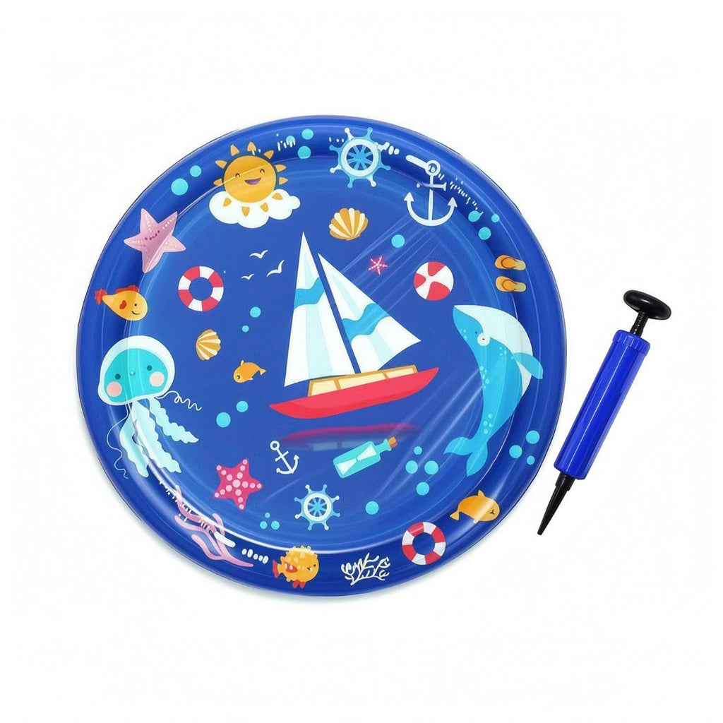 Inflatable Pet Cooling Mat Raised Rim Pet Care Product Item Smooth Printed
