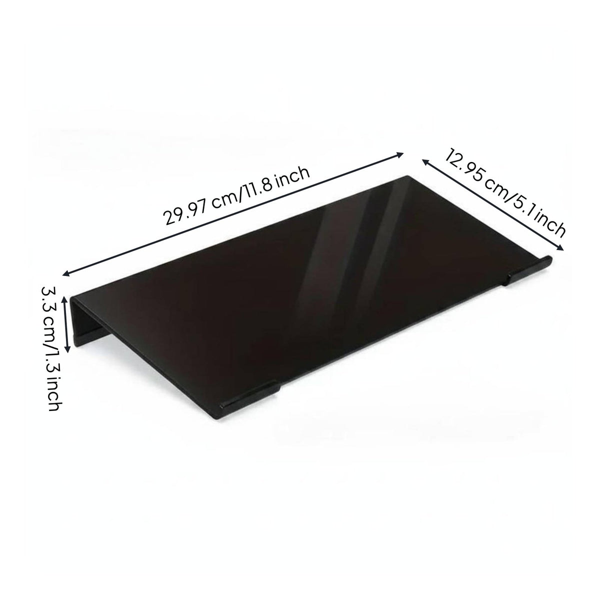 Acrylic Keyboard Riser Anti-Slip Transparent Keyboard Stand Easy to Use for Desk