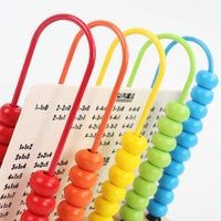 Wooden Abacus Educational Wooden Counting Frame Develops Fine Motor Skills Kids Counting Toy for Classroom, Homeschooling