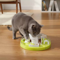 Feline Food Maze Mental Stimulation Slow Feeder Feline Bowl Adjustable