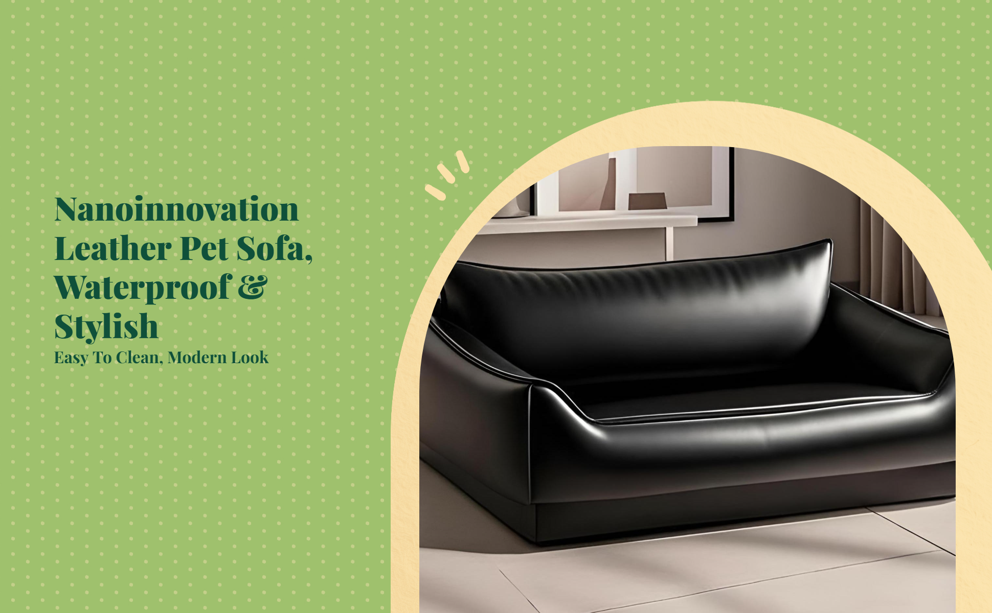 Waterproof Gnaw-Resistant Dog Sofa Bed Removable Cover