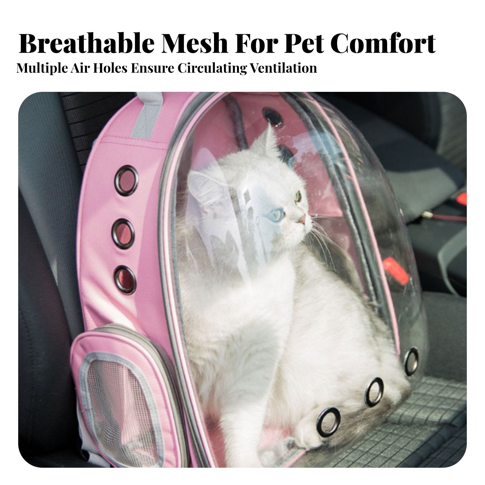 Space Capsule Pet backpackpack Portable creature container Breathable for Hiking