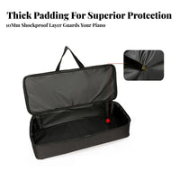 88-Key Keyboard Case 2-Way Carry Design 88 Key Keyboard Case for Gigs, Musicians