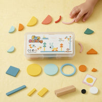 80 Pieces Picture Card Building Set Illustrated Cards Learning Toy Painted