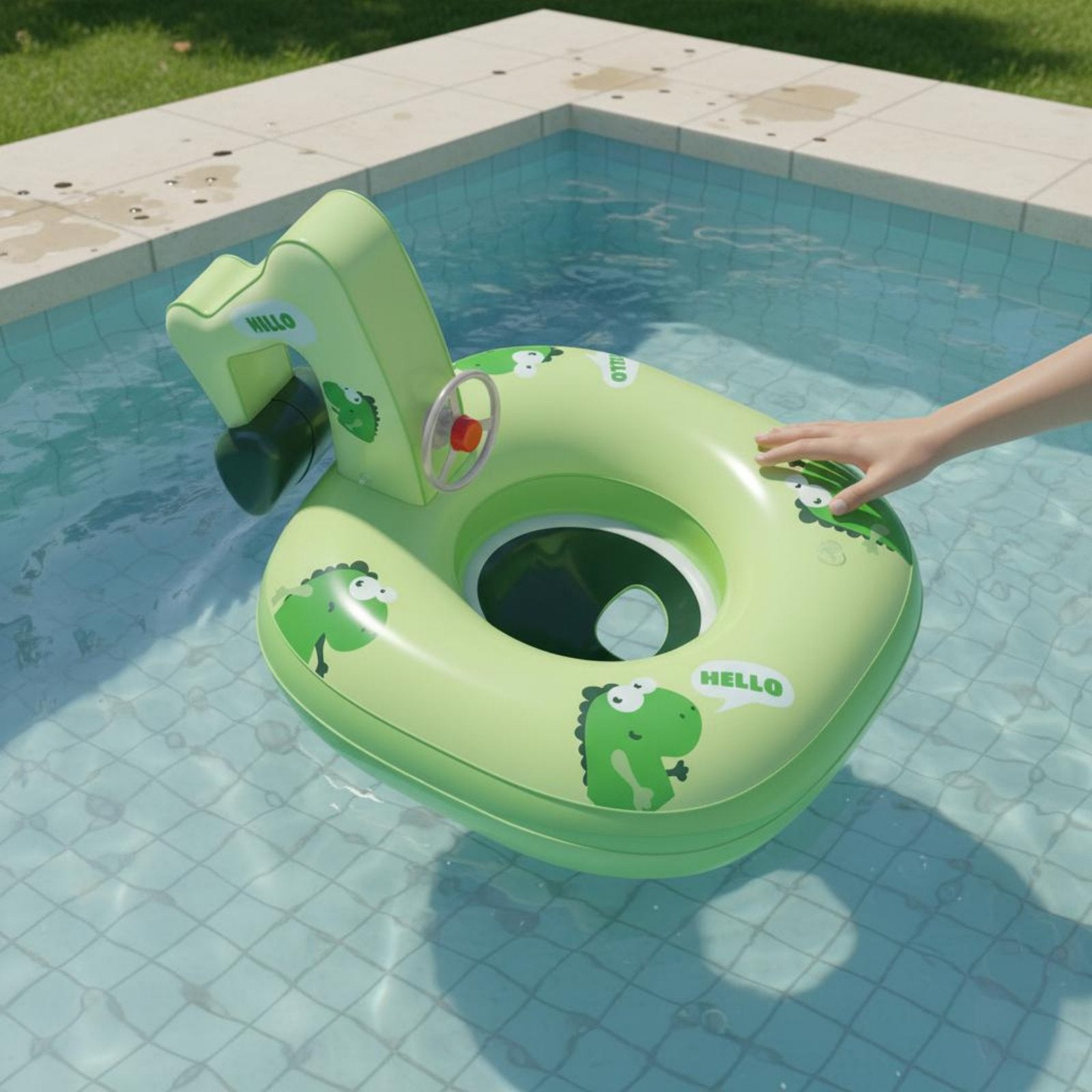 Dinosaur Baby Buoy Cute Water Toy Safe for Pool