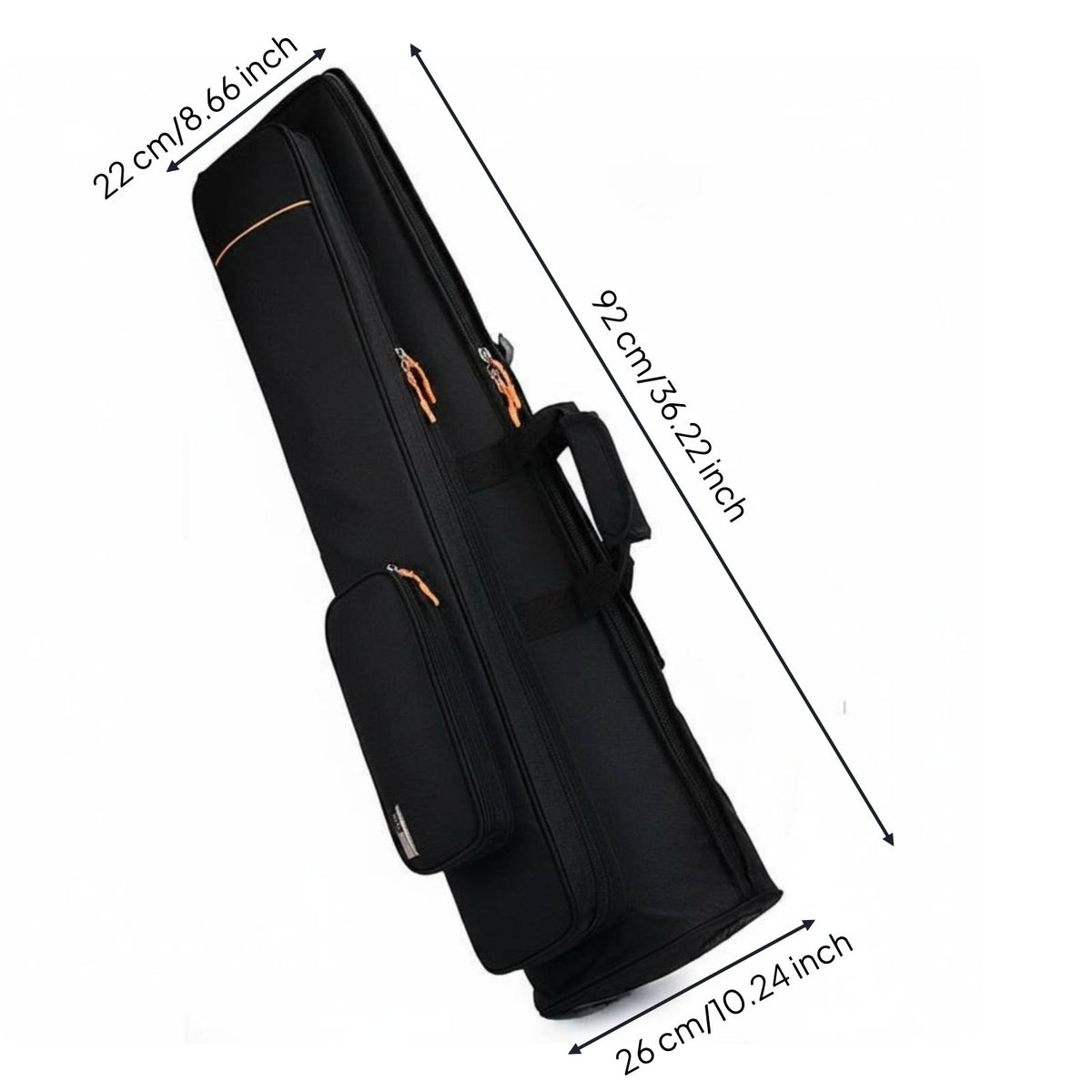 Padded Trombone Gig Bag Multiple Pockets Padded Trombone Backpack Accessories Storage Musical Instrument Accessory for Students, Travel, Rehearsal