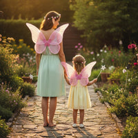 Butterfly Wings and Elf Ears Set Elastic Shoulder Straps for Party, Girls, Women
