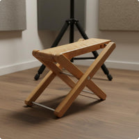 Wooden Guitar Footstool Solid Wood Adjustable Guitar Foot Pedal Stable