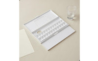24-Slot Paint Tray Easy to Clean Folding Watercolor Box Sturdy for Painting