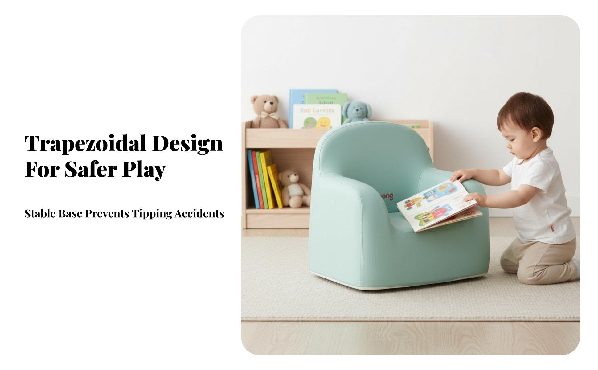 Plush Crown Seat Cute Cartoon design Kids Armchair Supportive spinerest