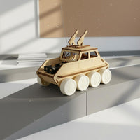 Wireless-Control Armored Car Turret-Like Top Wireless Control Car Assembly Kit